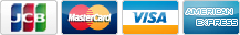 カード支払い対応会社: JCB / MasterCard / VISA / American Express